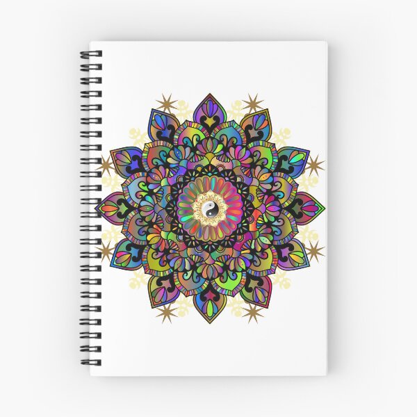 Item preview, Rainbow Mandala Jing Jang designed and sold by MarzenaKa.