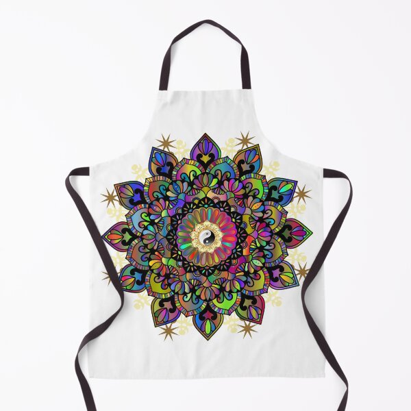 Item preview, Rainbow Mandala Jing Jang designed and sold by MarzenaKa.