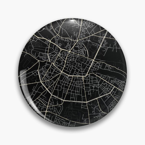 Item preview, Amiens Map Black and white designed and sold by Jerhus.
