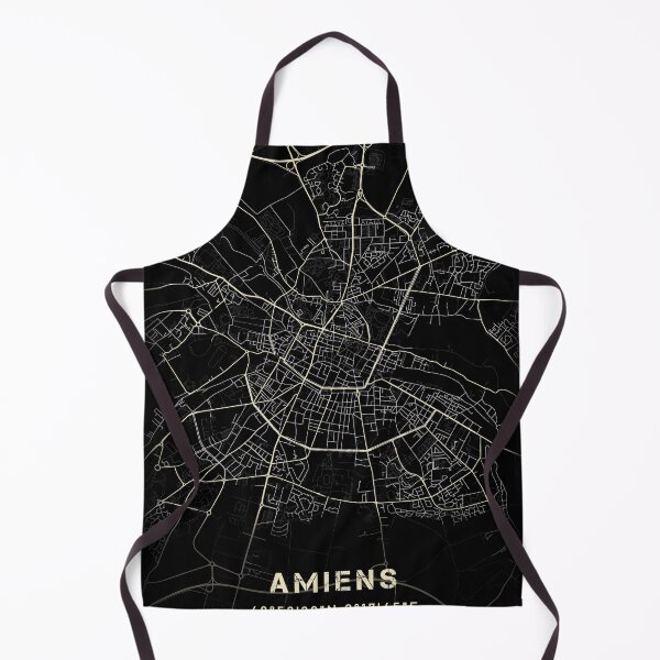 Item preview, Amiens Map Black and white designed and sold by Jerhus.