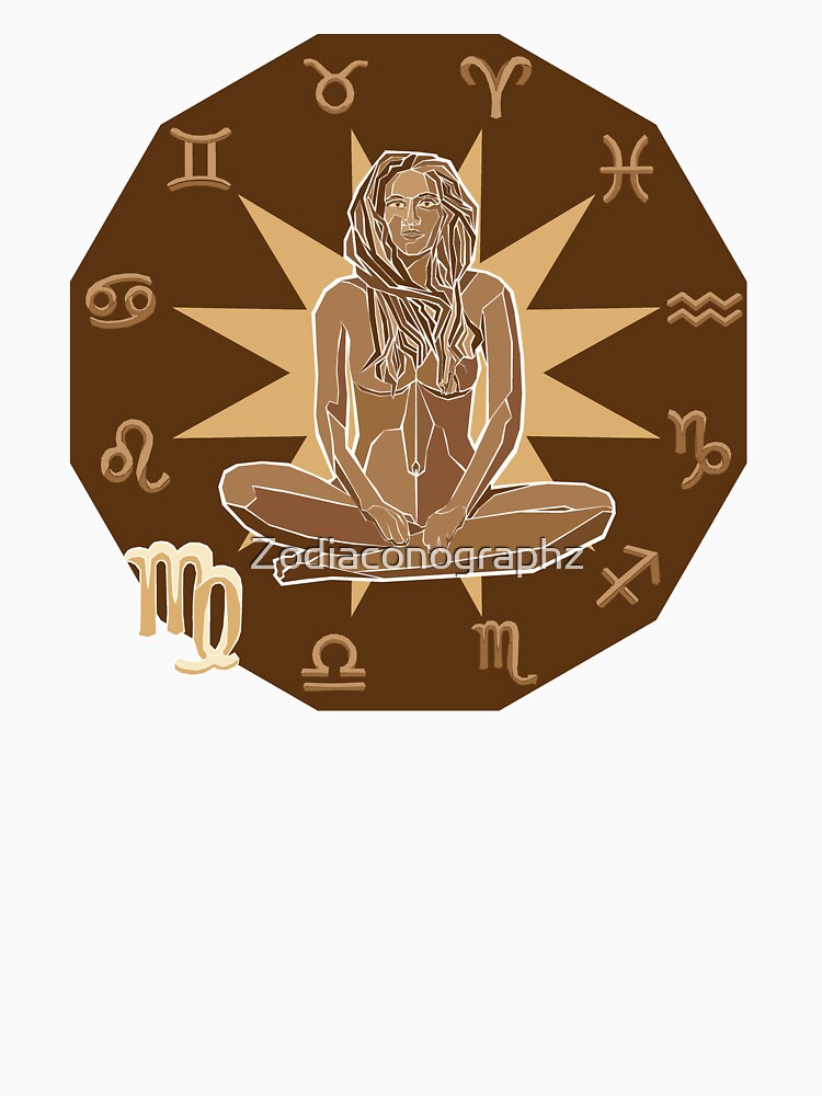 Thumbnail 7 of 7, Classic T-Shirt, Virgo Dodecagon1 designed and sold by Zodiaconographz.