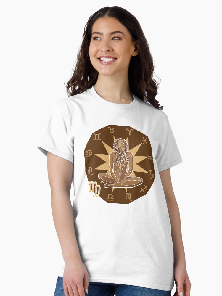 Thumbnail 1 of 7, Classic T-Shirt, Virgo Dodecagon1 designed and sold by Zodiaconographz.