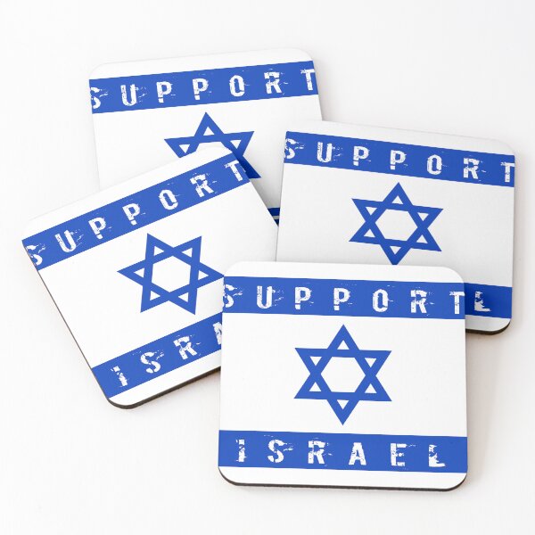 Item preview, Support Israel Flag designed and sold by AJ  Liber.