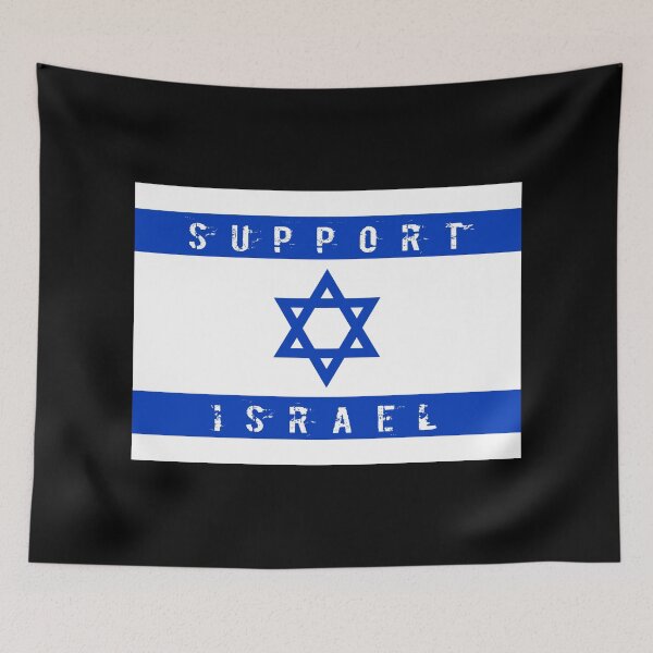 Item preview, Support Israel Flag designed and sold by AJ  Liber.