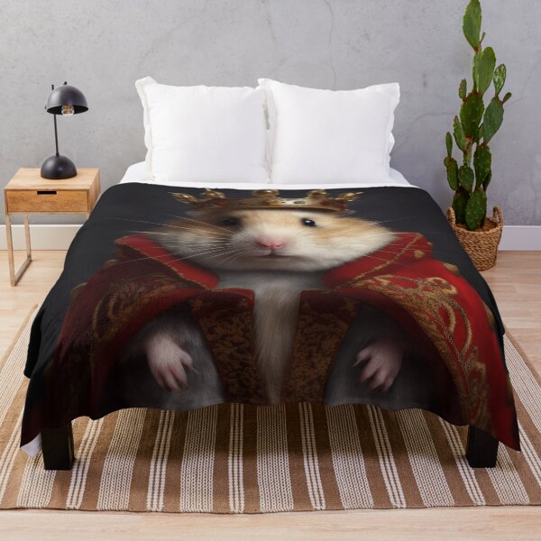 Item preview, King Hamster in Royal Crown designed and sold by salarkoshop.