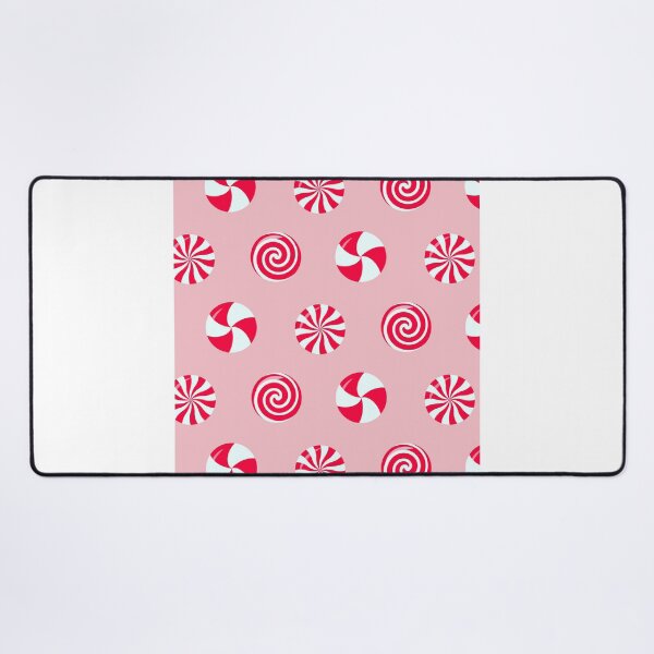 Item preview, Pink Peppermint Candy Cane Festive Holiday Pattern designed and sold by newburyboutique.