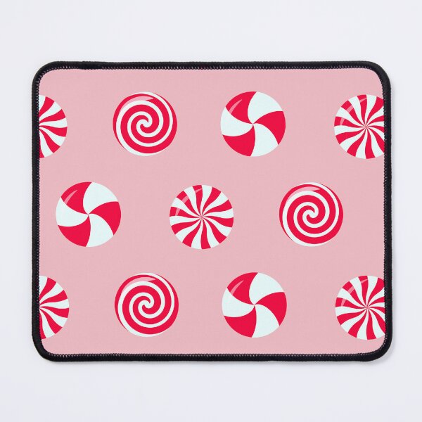 Item preview, Pink Peppermint Candy Cane Festive Holiday Pattern designed and sold by newburyboutique.