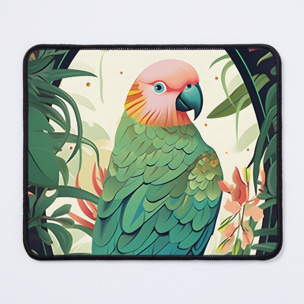 Item preview, Parakeet Art In a Jungle designed and sold by Bomba Visual.