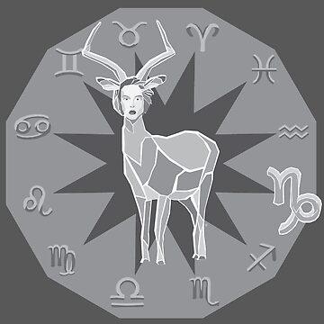 Artwork thumbnail, Capricorn Dodecagon1 by Zodiaconographz