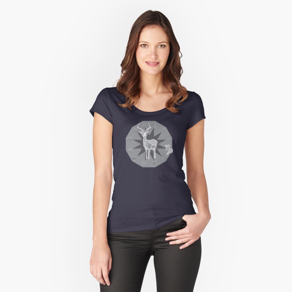 Item preview, Fitted Scoop T-Shirt designed and sold by Zodiaconographz.