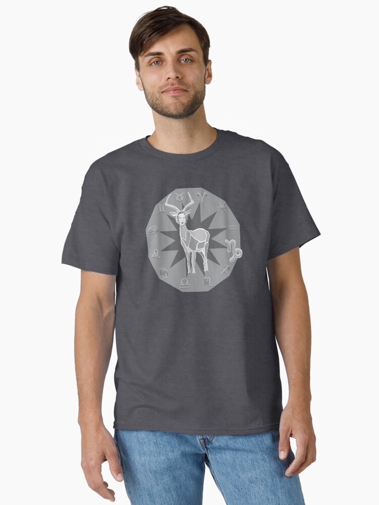 Thumbnail 2 of 7, Classic T-Shirt, Capricorn Dodecagon1 designed and sold by Zodiaconographz.