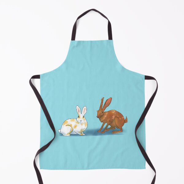 Item preview, A rabbit and a hare - Cute Cartoon designed and sold by Apricity-.