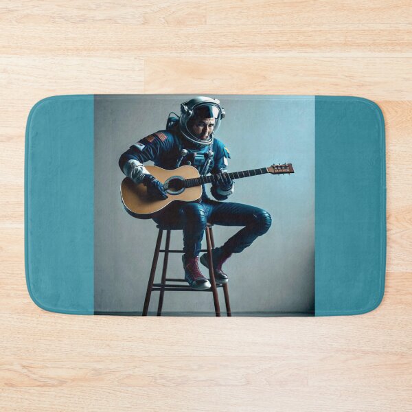 Item preview, Astronaut Playing Guitar designed and sold by Brabofox.