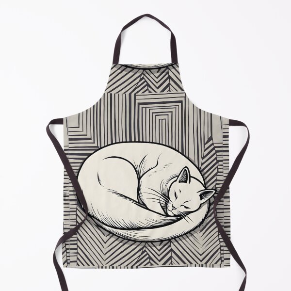 Item preview, Sleeping Cat Vivid Black Adn white designed and sold by Catophile.