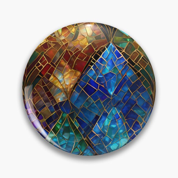 Item preview, Vibrant Glass Mosaic Pattern designed and sold by Kittyzens.