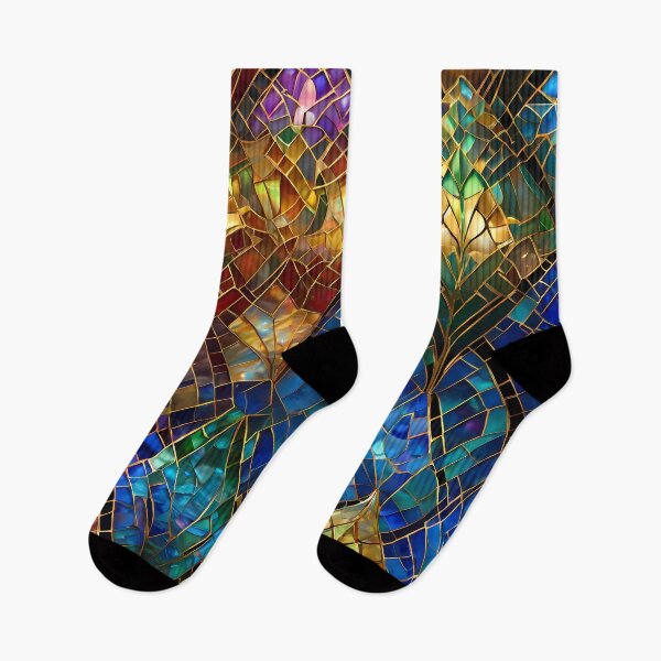 Item preview, Vibrant Glass Mosaic Pattern designed and sold by Kittyzens.