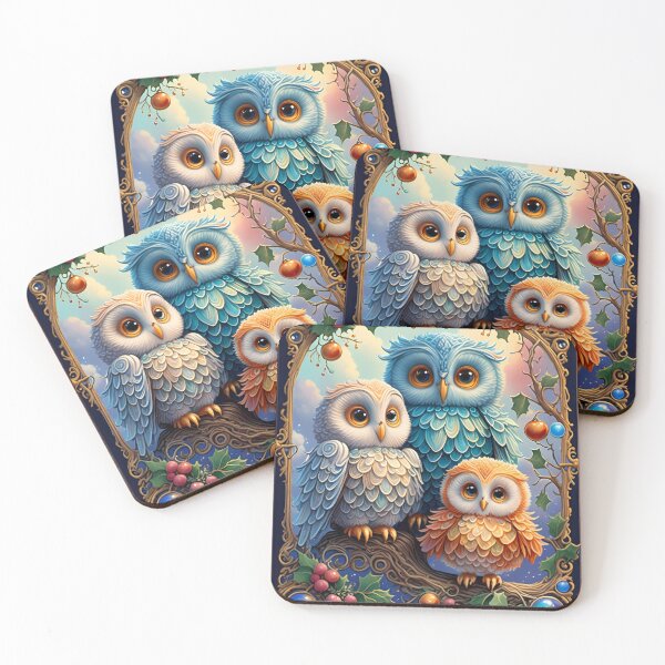 Item preview, Family of Owls. designed and sold by SoniaSarkali.