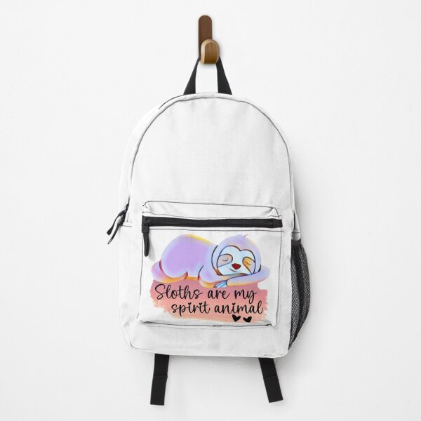 Item preview, Sloths are my spirit animal - cute sleeping sloth designed and sold by EvergreenWhimsy.