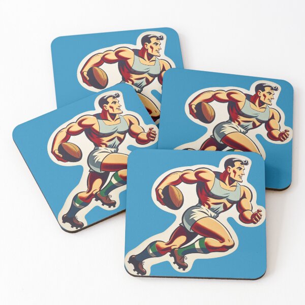 Item preview, Rugby Bloke in Vintage style designed and sold by matesart.