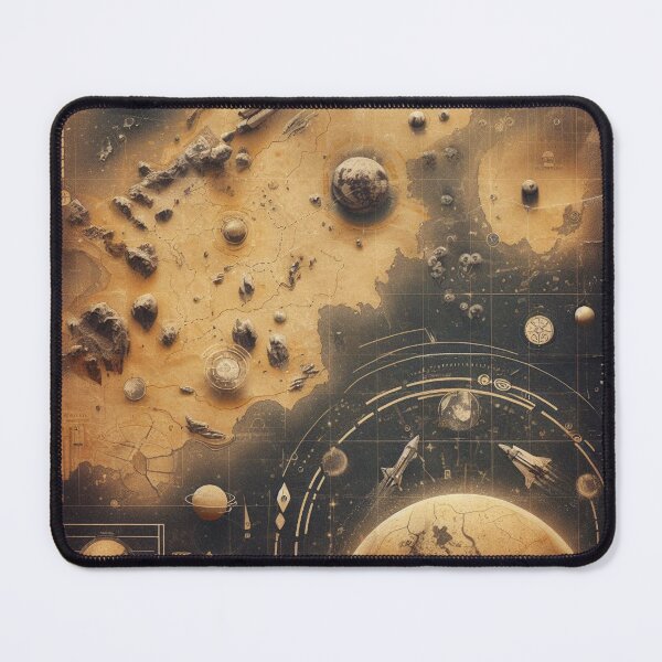Item preview, Space Map - Landscape - home decor designed and sold by crea8iveway.