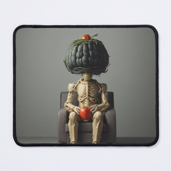 Item preview, Skeleton with a vegetable head designed and sold by jsebouvi.