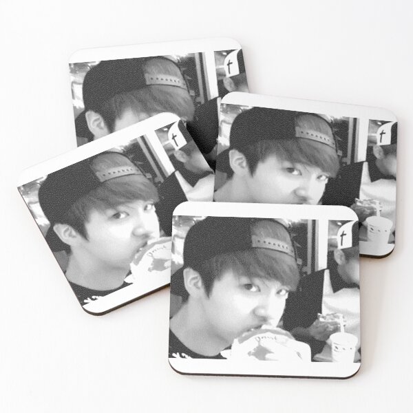 Item preview, Jungkook of BTS pointillism art designed and sold by appojax.