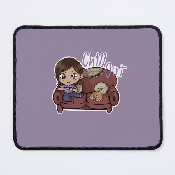 Item preview, Chill out gamer girl sticker designed and sold by Amisadventure in art.