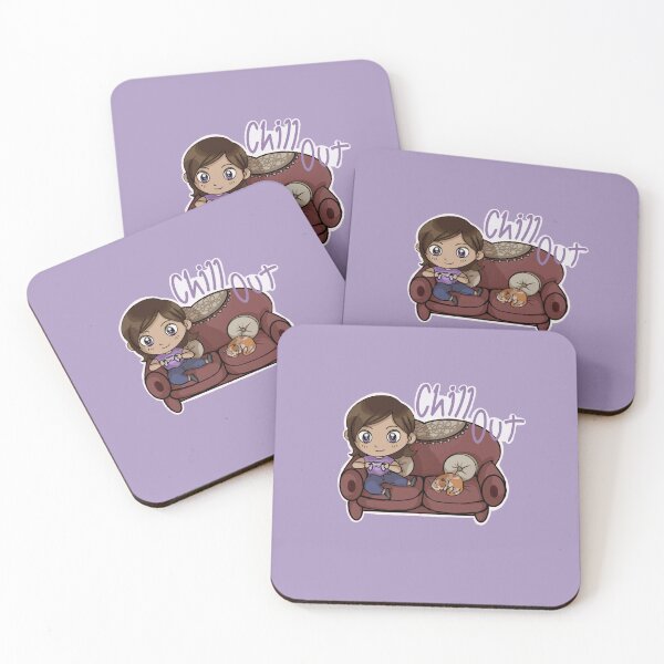 Item preview, Chill out gamer girl sticker designed and sold by Amisadventure in art.