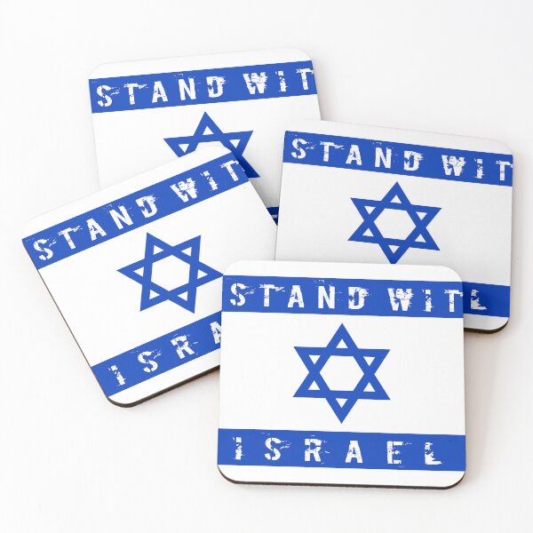 Item preview, I Stand with Israel Flag designed and sold by AJ  Liber.