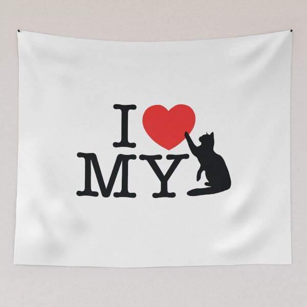 Item preview, I love my cat designed and sold by bibinik.