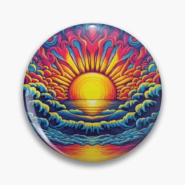 Item preview, Edge Of The Ocean - Psychedelic (Image Only) designed and sold by bedenhart.