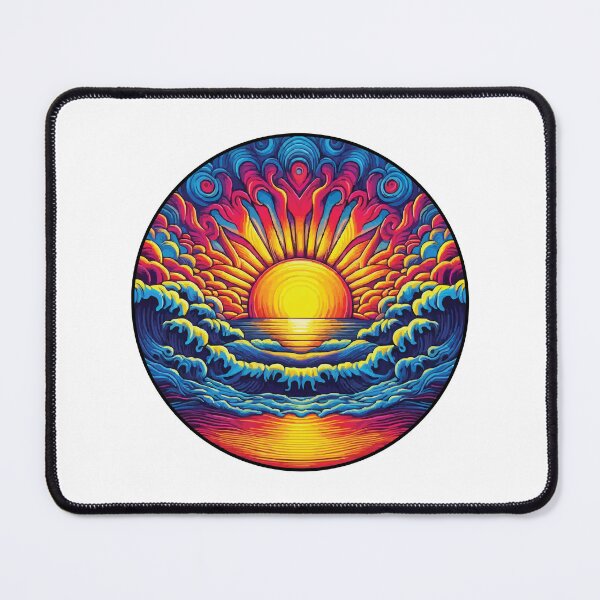 Item preview, Edge Of The Ocean - Psychedelic (Image Only) designed and sold by bedenhart.