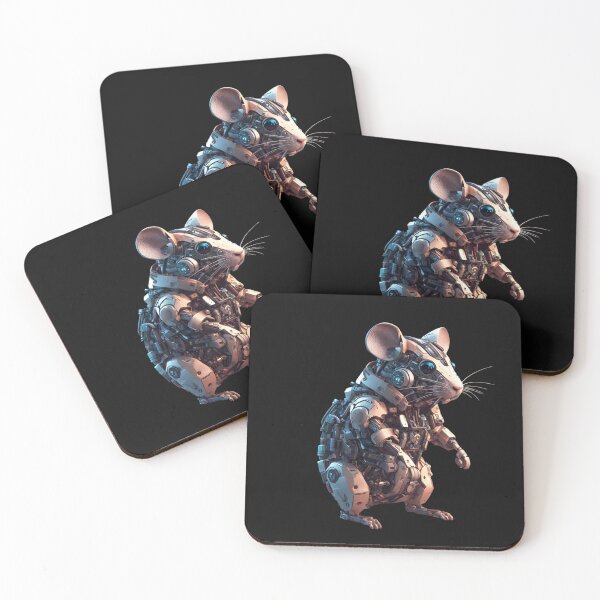 Item preview, Terminator Robot Cyberpunk Mouse designed and sold by Aquillashop.