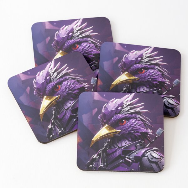 Item preview, Punk Bird on Purple Background designed and sold by BitPunk.