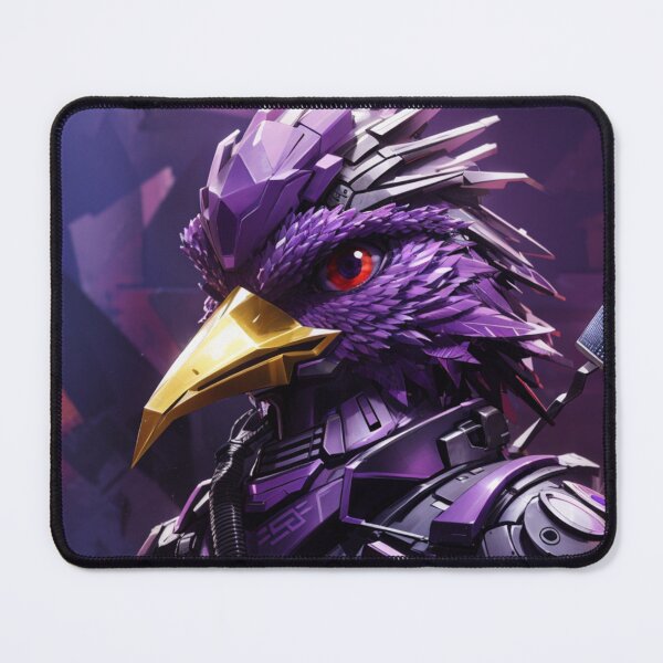 Item preview, Punk Bird on Purple Background designed and sold by BitPunk.