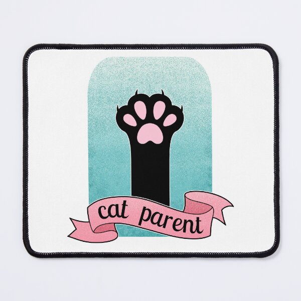 Item preview, Cat Parent | Cat Paw | Teal and Pink designed and sold by ObsidianDaz.