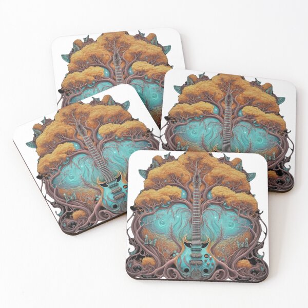 Item preview, Guitar Tree Guitar Player Nature Guitarist Fantasy Guitarist designed and sold by Krieghorn.