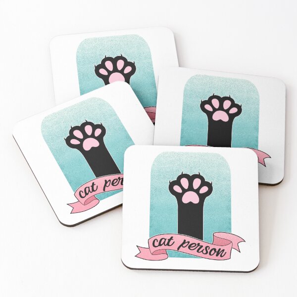 Item preview, Cat Person | Cat Paw | Teal and Pink  designed and sold by ObsidianDaz.
