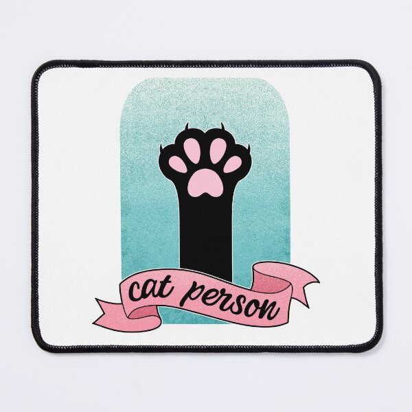 Item preview, Cat Person | Cat Paw | Teal and Pink  designed and sold by ObsidianDaz.