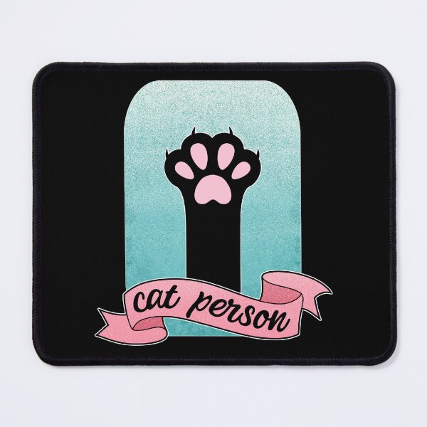 Item preview, Cat Person | Cat Paw | Teal and Pink designed and sold by ObsidianDaz.