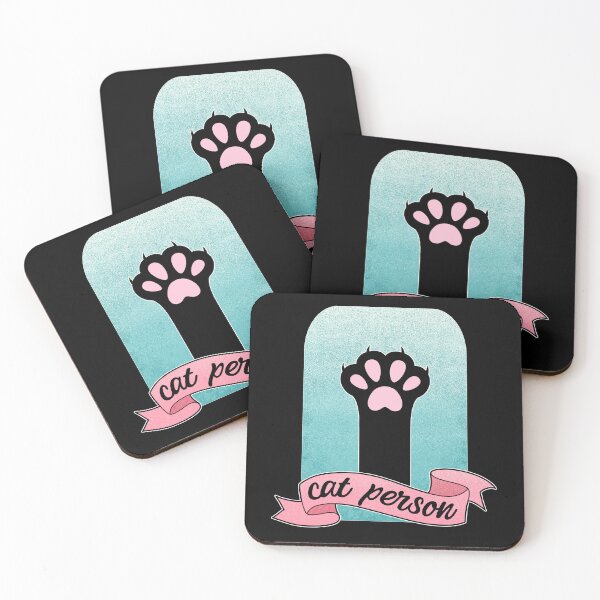 Item preview, Cat Person | Cat Paw | Teal and Pink  designed and sold by ObsidianDaz.