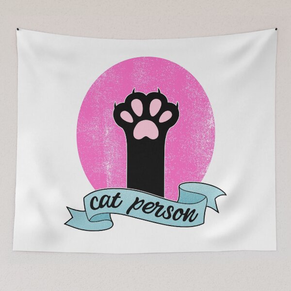 Item preview, Cat Person | Cat Paw | Teal and Pink  designed and sold by ObsidianDaz.