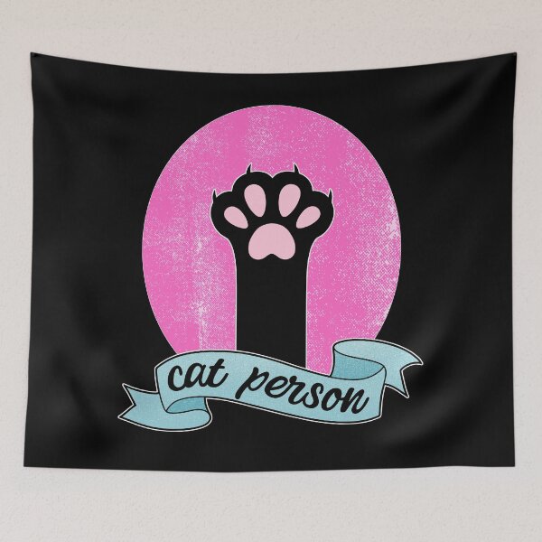 Item preview, Cat Person | Cat Paw | Teal and Pink  designed and sold by ObsidianDaz.