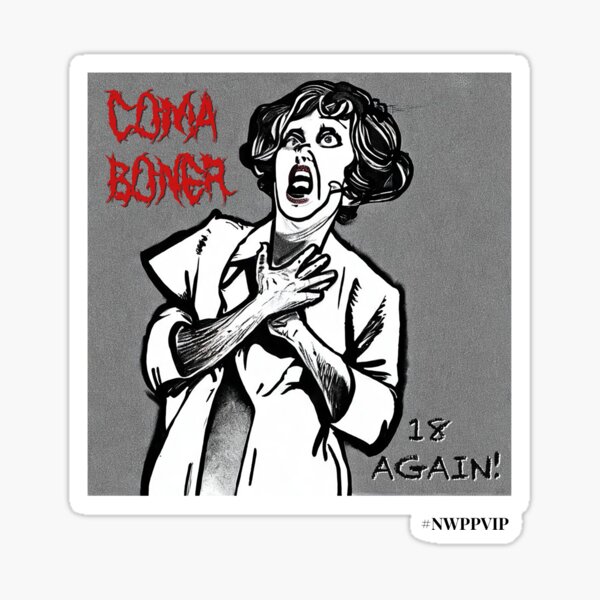 Fictional Band from 18 Again! - Black Lettering Sticker