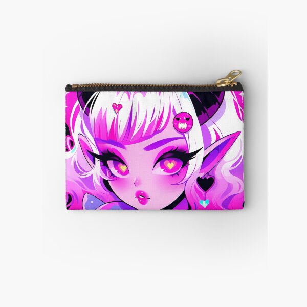 Item preview, Kawaii Pinkcore Cutecore Devilcore Demon Anime Girl designed and sold by bubblegoth.