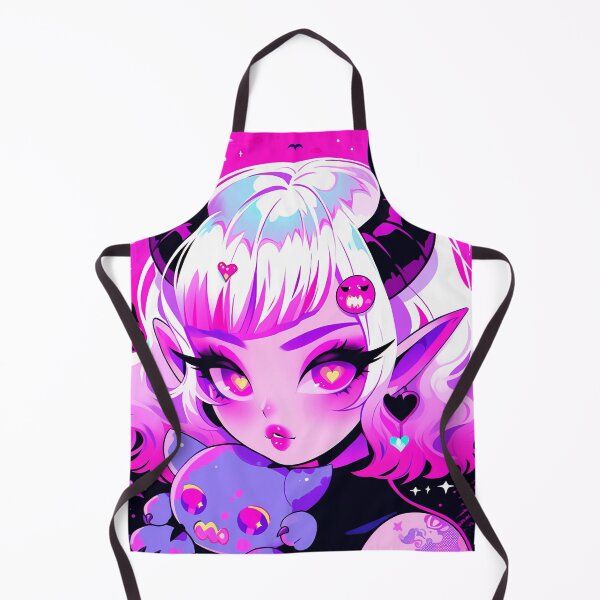 Item preview, Kawaii Pinkcore Cutecore Devilcore Demon Anime Girl designed and sold by bubblegoth.