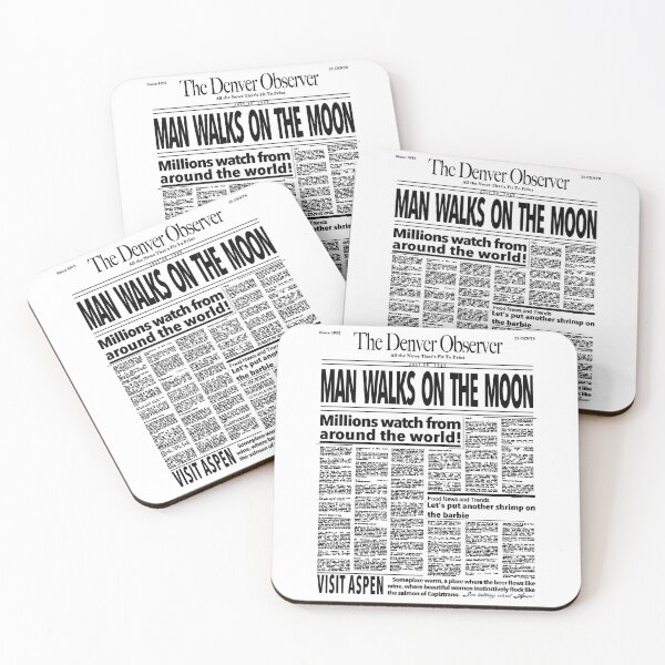 Item preview, WE LANDED ON THE MOON! Denver Observer Dumb and Dumber designed and sold by ourkid.