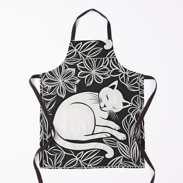 Item preview, Sleeping Cat with Flowers designed and sold by Catophile.