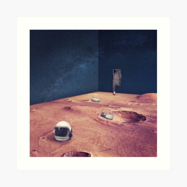 Escape from mars Art Print