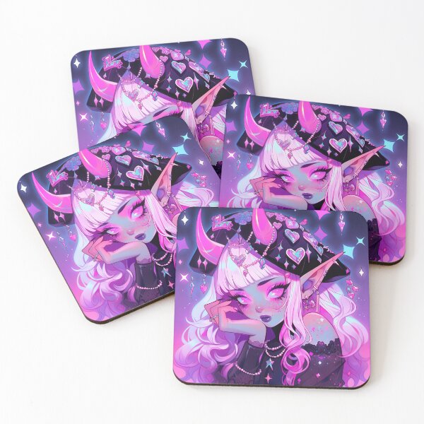 Item preview, Adorable Little Demon Koakuma Devilcore Anime Girl designed and sold by bubblegoth.
